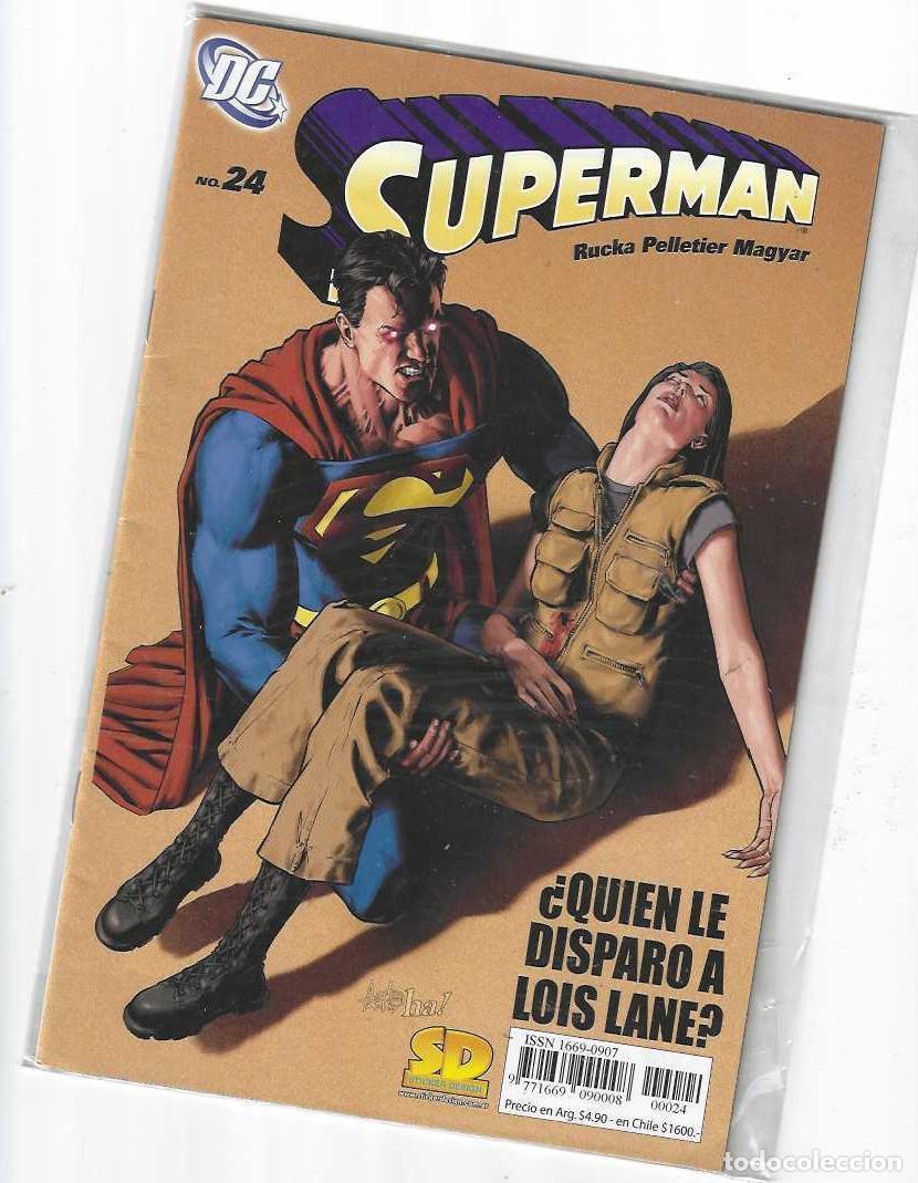 C&oacute;mics: SUPERMAN N&ordm; 24 - STICKER DESIGNS SD - MUY RARO !! - Foto 1