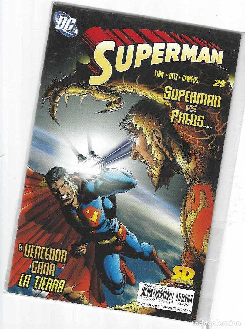 C&oacute;mics: SUPERMAN N&ordm; 29 - STICKER DESIGNS SD - MUY RARO !! - Foto 1