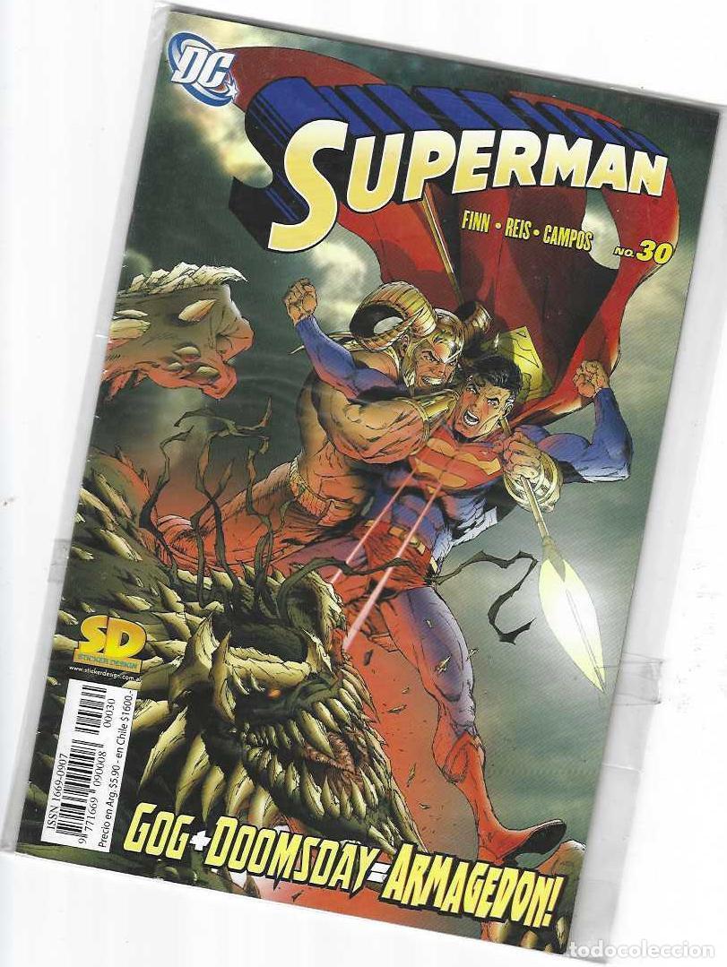 C&oacute;mics: SUPERMAN N&ordm; 30 - STICKER DESIGNS SD - MUY RARO !! - Foto 1