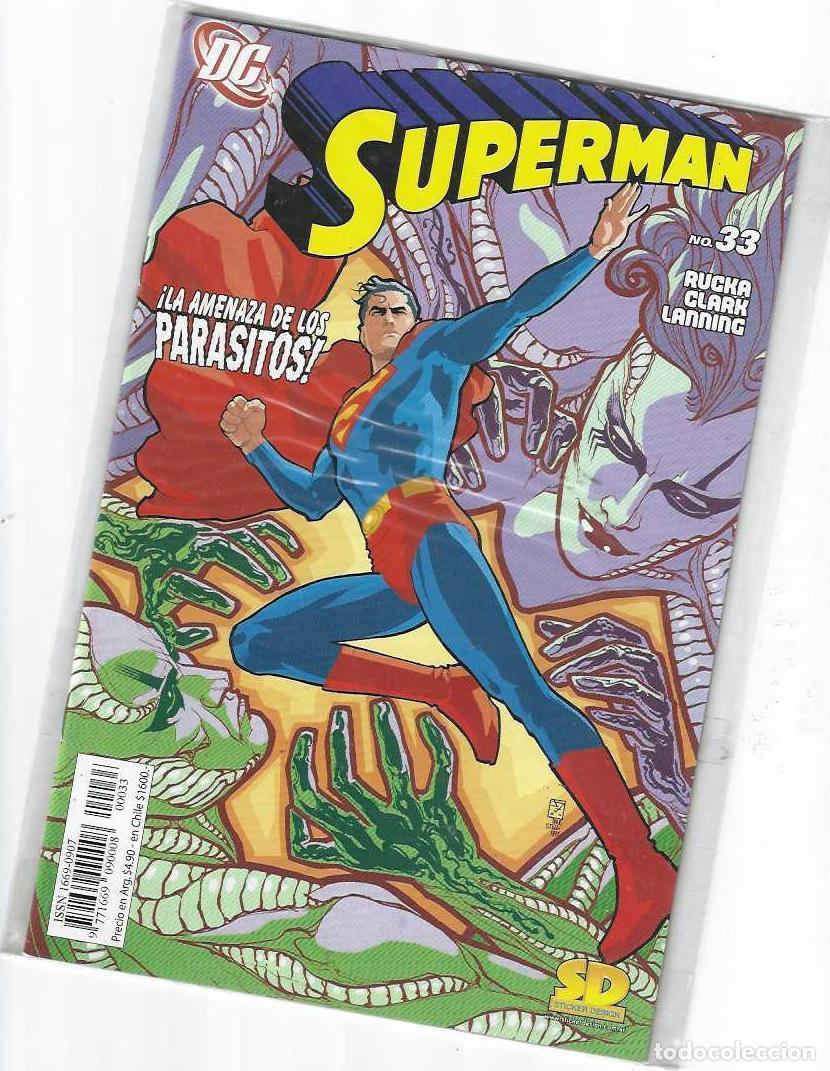 C&oacute;mics: SUPERMAN N&ordm; 33 - STICKER DESIGNS SD - MUY RARO !! - Foto 1