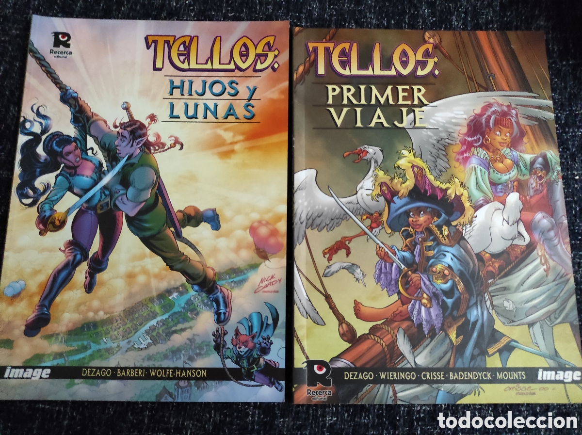 Comics: TELLOS - HIJOS DE LA LUNA Y PRIMER VIAJE -ED. RECERCA IMAGE