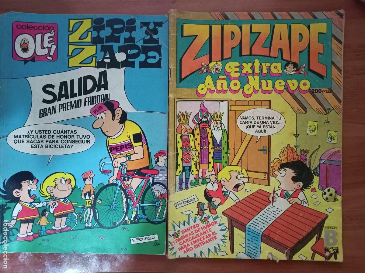 C&oacute;mics: CONJUNTO DE DOS COMICS ZIPI YZAPE COLECCION OL&Eacute; Y EXTRA A&Ntilde;O NUEVO) - Foto 1