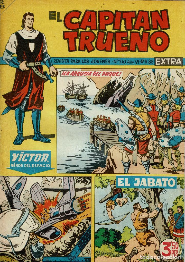 C&oacute;mics: El Capit&aacute;n Trueno extra 267,original. Edit. Bruguera - Foto 1