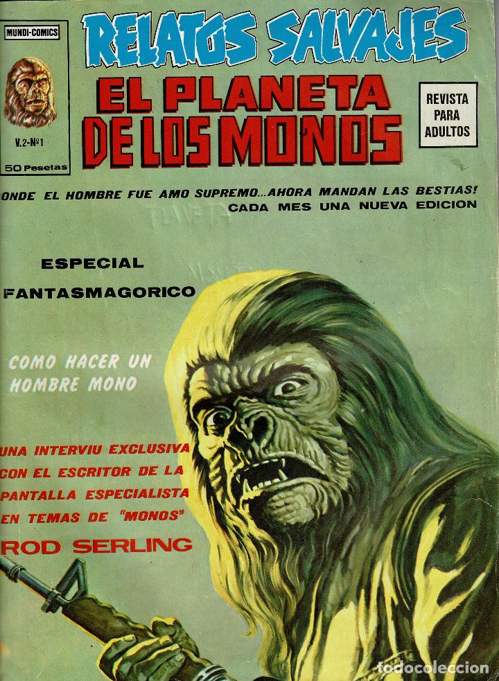 C&oacute;mics: Relatos Salvajes. El Planeta de los Monos, completa. . Vol. 2. Edit V&eacute;rtice. - Foto 1