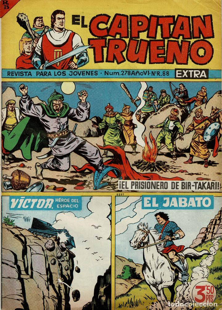 C&oacute;mics: El Capit&aacute;n Trueno extra 278, original - Foto 1