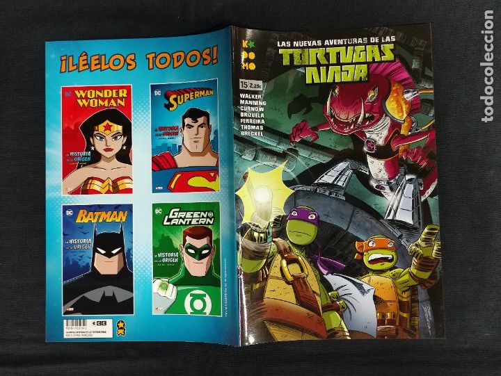 C&oacute;mics: LAS NUEVAS AVENTURAS DE LAS TORTUGAS NINJA - N&ordm; 15 - ECC - - Foto 1