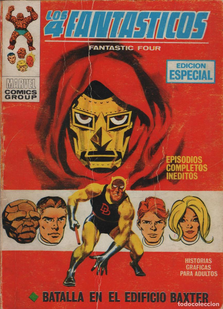 C&oacute;mics: Los 4 fant&aacute;sticos. Batalla en el Edificio Bater. Edici&oacute;n Especial. Marvel C&oacute;mics Group. N&ordm;20. 1971. - Foto 1