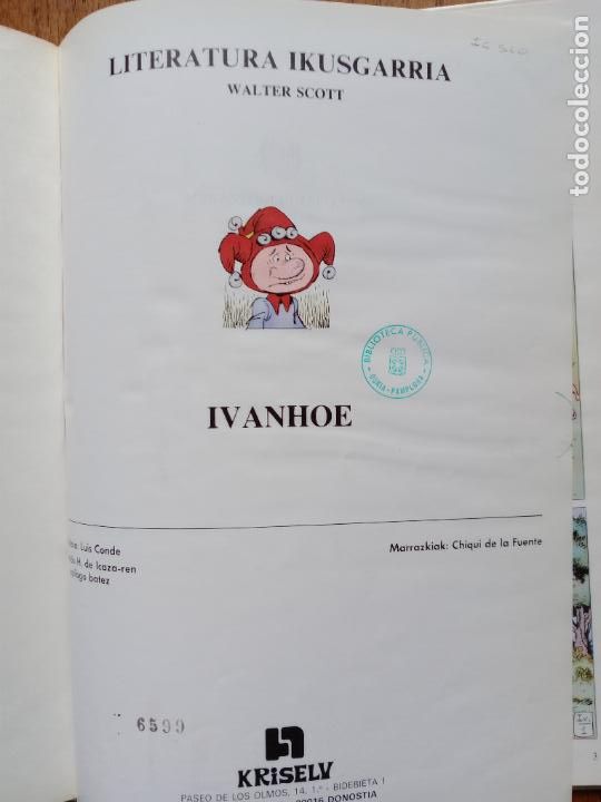 C&oacute;mics: Ivanhoe - euskaraz - dibujos de Chiqui de la Fuente - Kriselu 4 - Foto 4