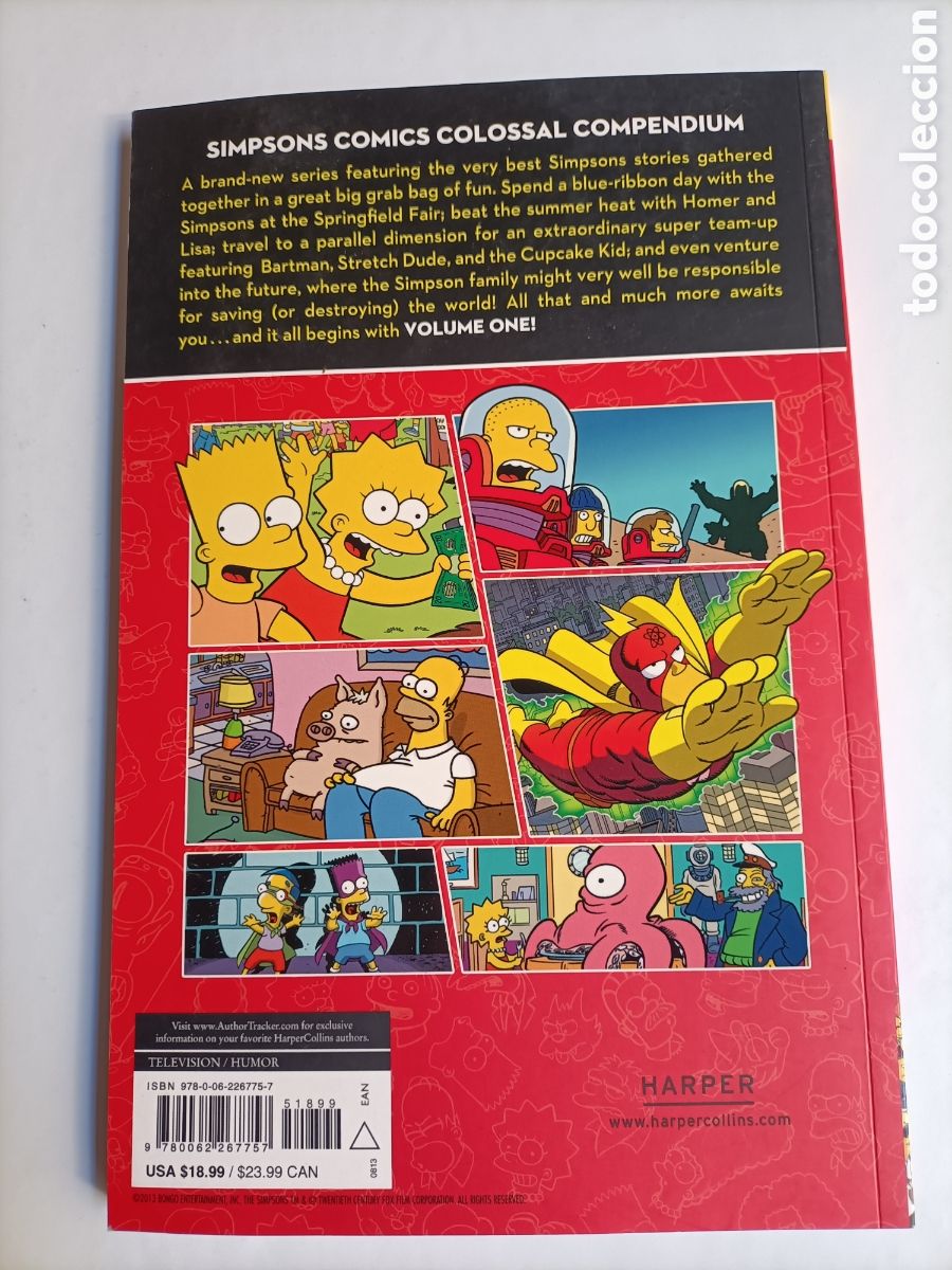 C&oacute;mics: Simpsons c&oacute;mics.Colossal compendium. Volume one - Foto 5
