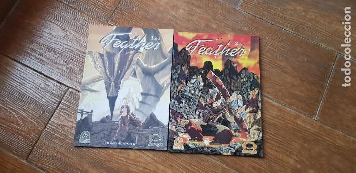 C&oacute;mics: FEATHER. STEVE UY. 1 Y 2. COMPLETA. ALETA EDICIONES - Foto 1