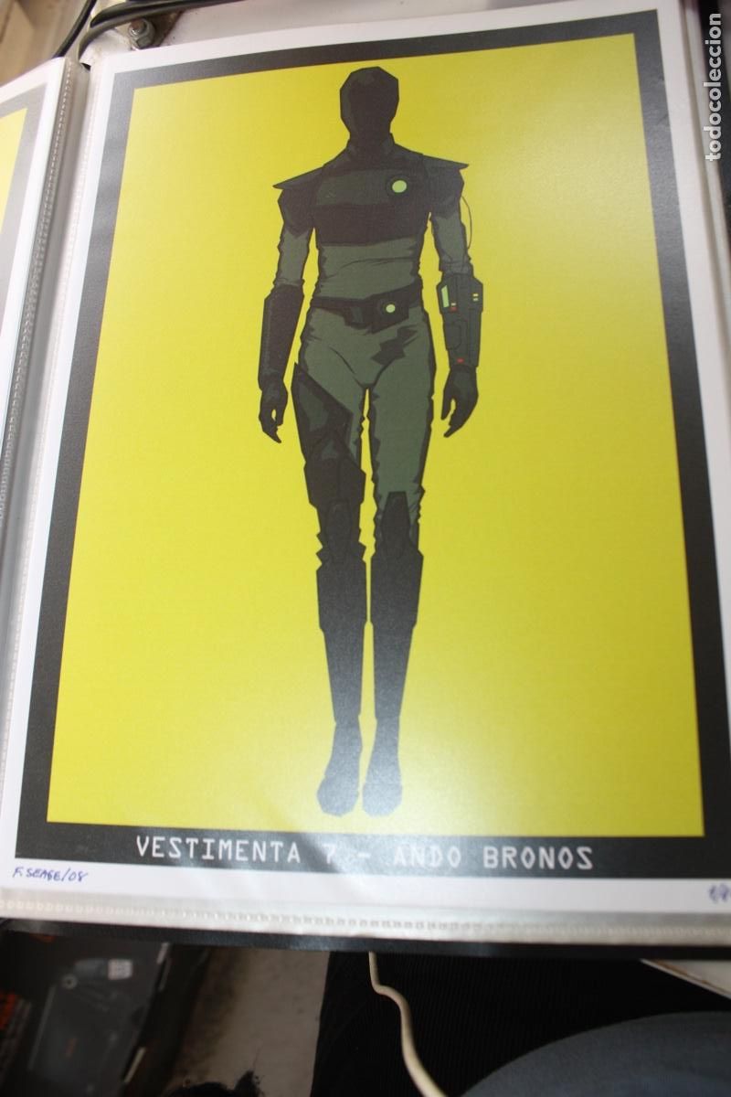 C&oacute;mics: FERNADO SEAGE LAMINA NUMERADA VESTIMENTA 7-ANDO BRONOS