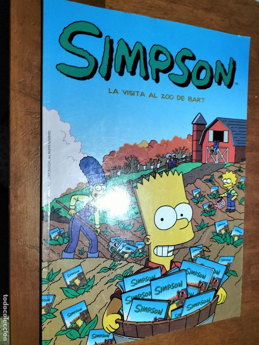 C&oacute;mics: LA VISITA AL ZOO DE BART. SIMPSON. R&Uacute;STICA. BUEN ESTADO. 2004. E10 3 - Foto 1