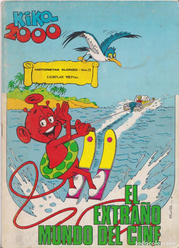 Comics: KIKO 2000 N&ordm;25 - EL EXTRA&Ntilde;O MUNDO DEL CINE - EDICIONES ALONSO 1976 - PORTADA DE BURILLO