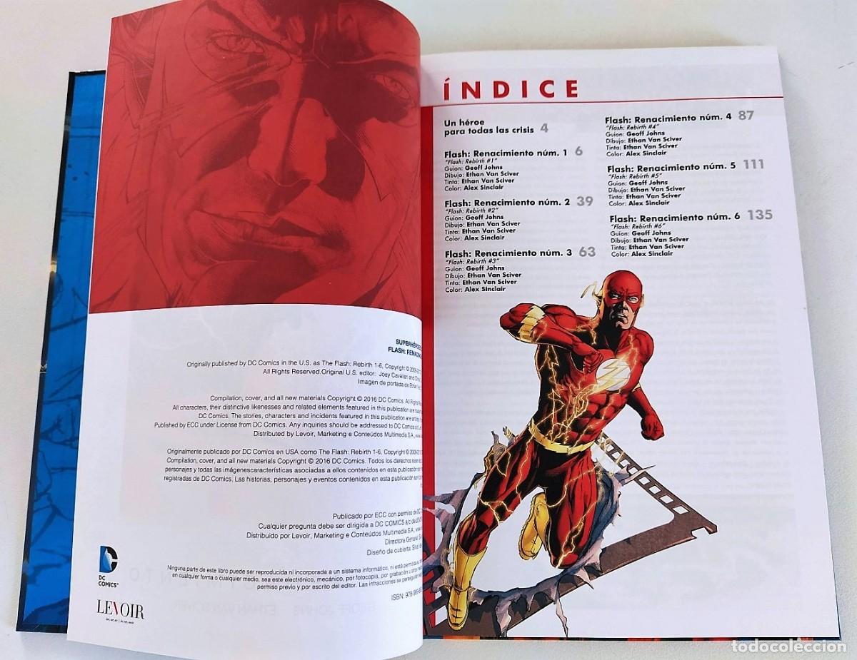 C&oacute;mics: FLASH: RENACIMIENTO (Geoff Johns, Ethan Van Sciver) COLECCI&Oacute;N UNIVERSO DC # 9 ~ ECC/LEVOIR (2016) - Foto 3