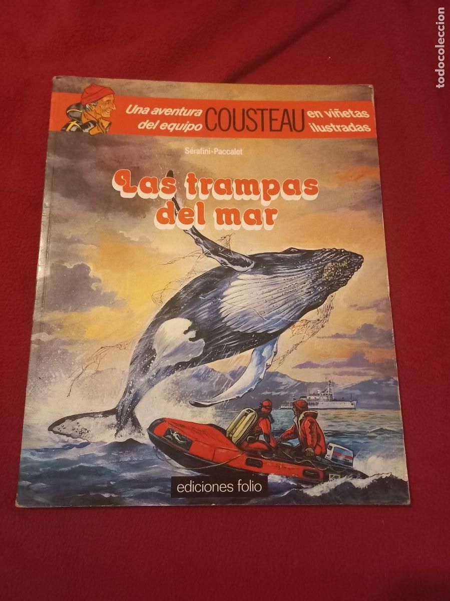 C&oacute;mics: COUSTEAU -LAS TRAMPAS DEL MAR - SERAFINI & PACCALET - ED. FOLIO - RUSTICA - Foto 1
