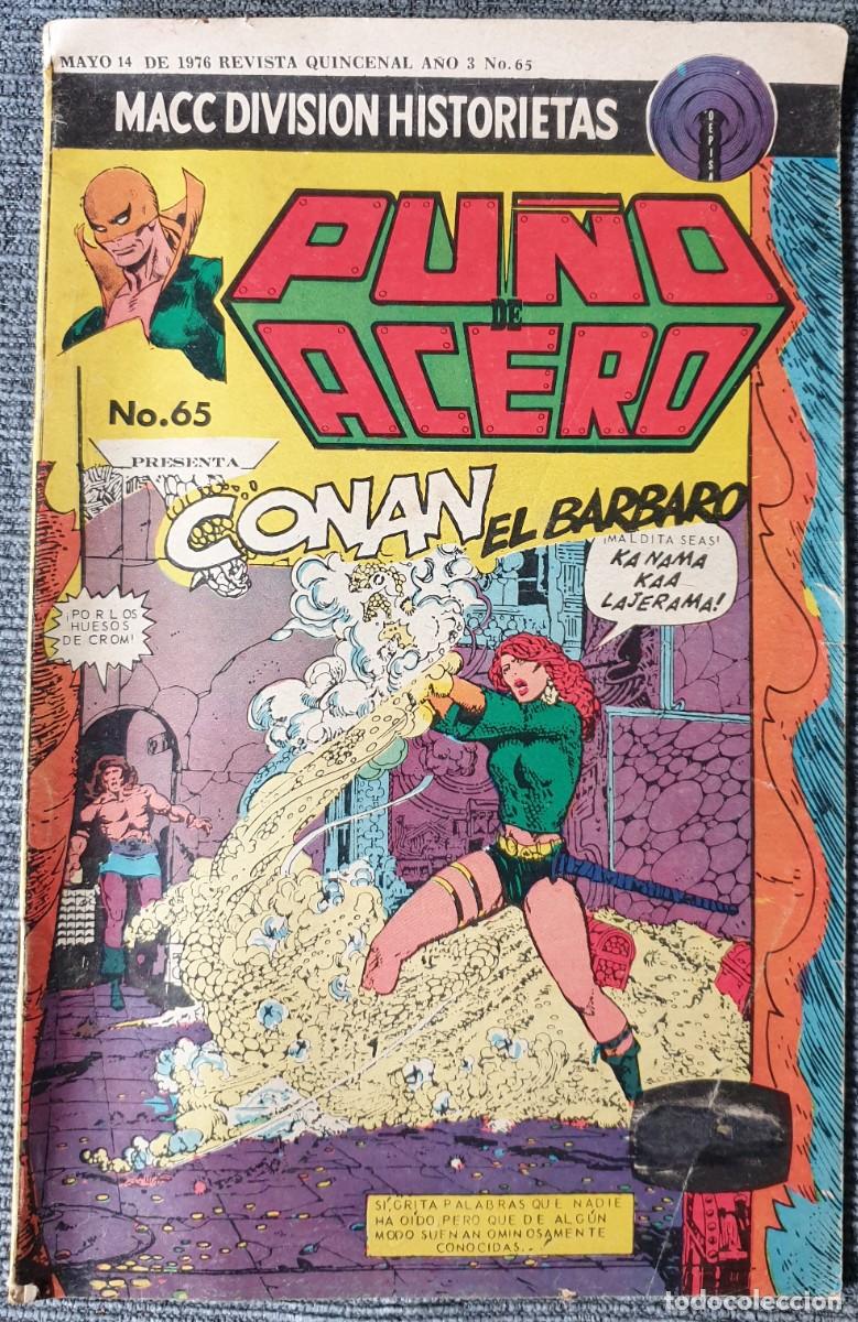 C&oacute;mics: Pu&ntilde;o de Acero #65 (M&eacute;xico, 1976) - Conan el B&aacute;rbaro - Foto 1