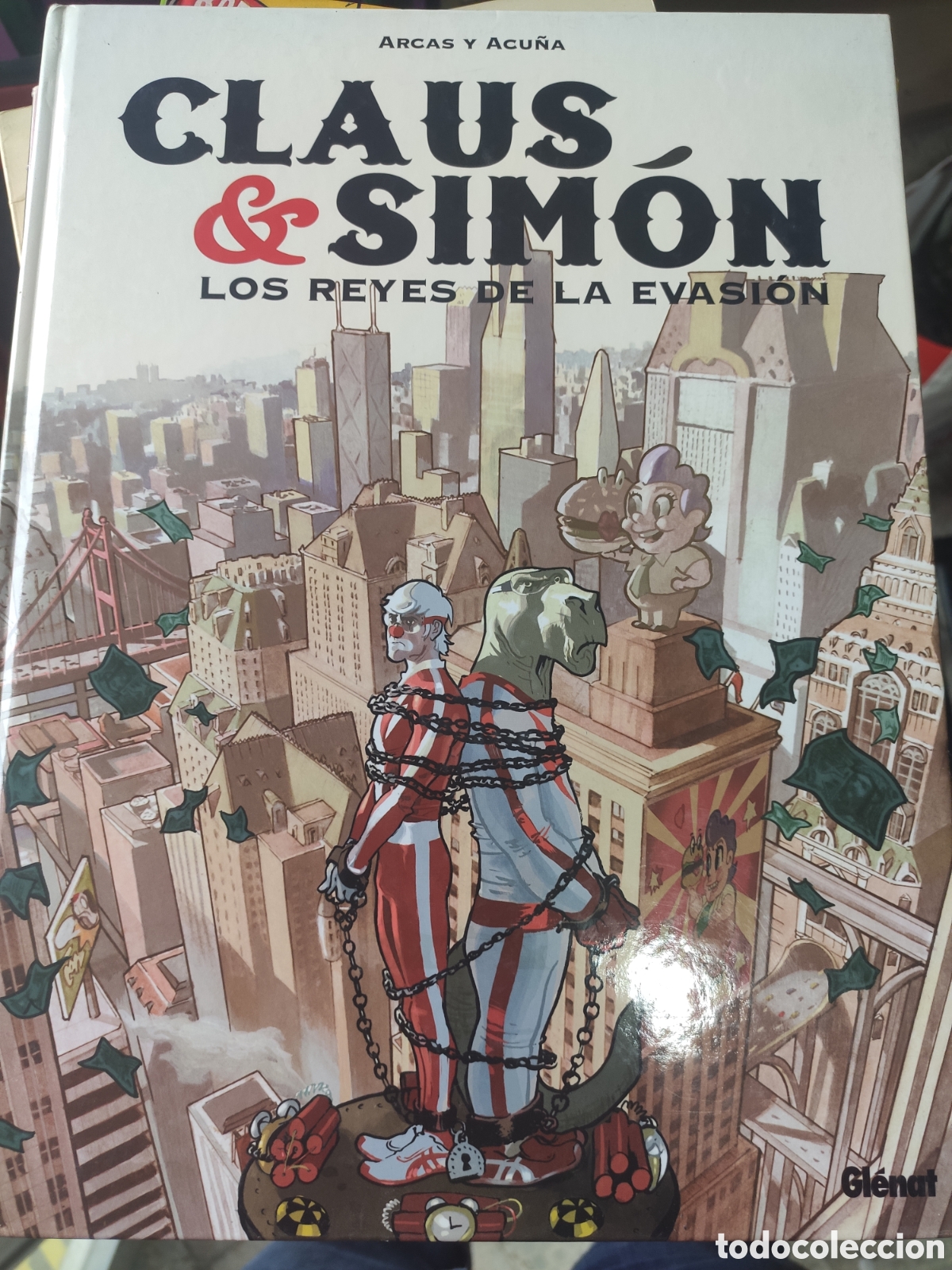 C&oacute;mics: CLAUS & SIMON LOS REYES DE LA EVASION. ARCAS Y ACU&Ntilde;A. TAPAS DURAS GLENAT - Foto 1