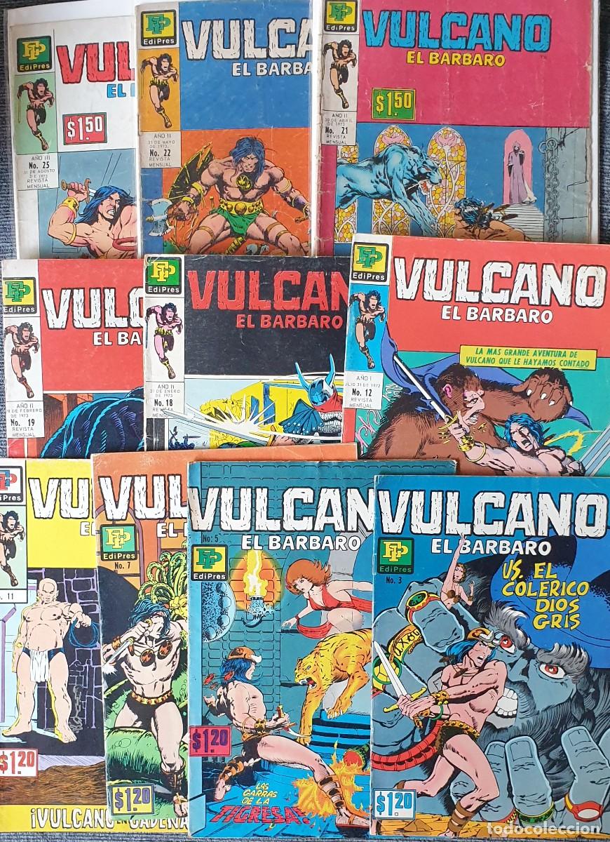C&oacute;mics: Vulcano el B&aacute;rbaro (Conan) - M&eacute;xico, 1971 - 17 n&uacute;meros - Foto 1