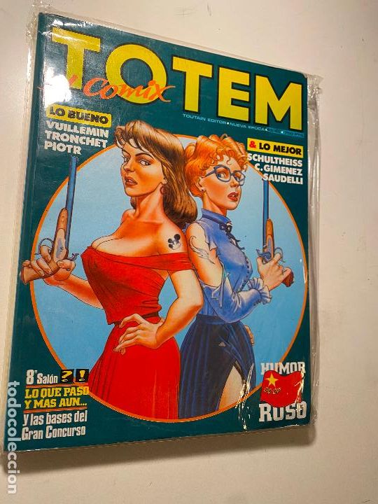 C&oacute;mics: TOTEM COMIX RETAPADO CON LOS NUMEROS 43-44-45. TOUTAIN 1990 - Foto 1