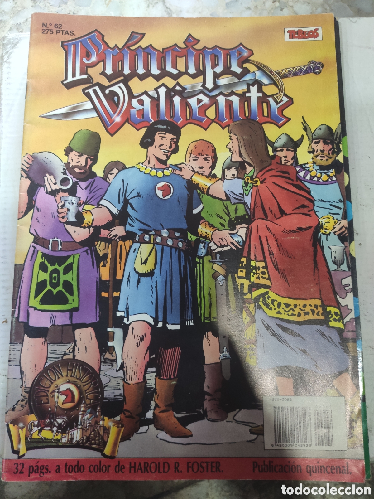 C&oacute;mics: EL PRINCIPE VALIENTE N&ordm; 62 EDICIONES B 1988 - Foto 1