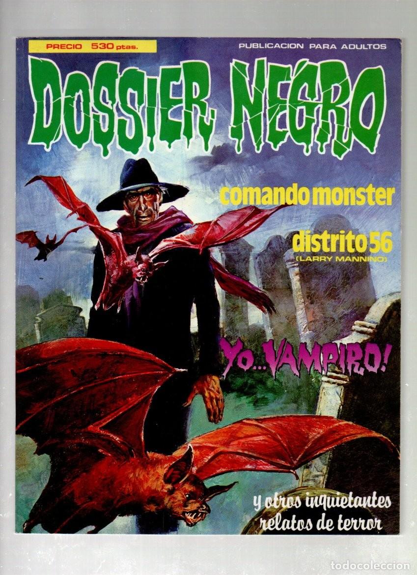 C&oacute;mics: DOSSIER NEGRO, EXTRA N.&ordm; 7, NUMEROS 184-185-186-187. NUEVO. - Foto 1