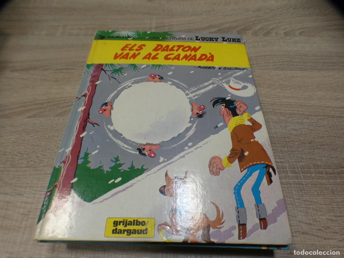 C&oacute;mics: ARKANSAS COMIC FRANCOBELGA LUCKY LUKE LOS DALTON VAN AL CANADA, EN CATALAN - Foto 1