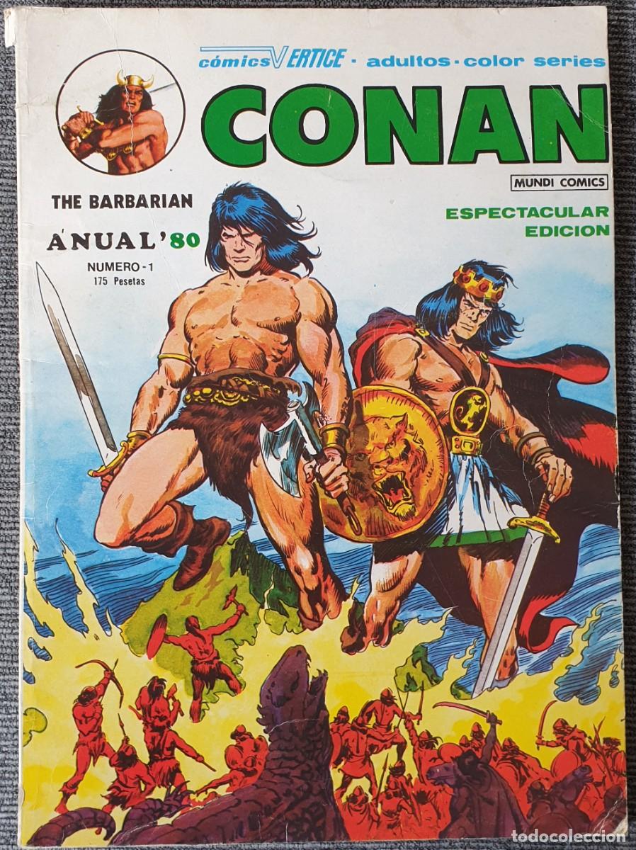 C&oacute;mics: Conan Anual 1980 #1 - Mundi Comics (V&eacute;rtice) - Foto 1