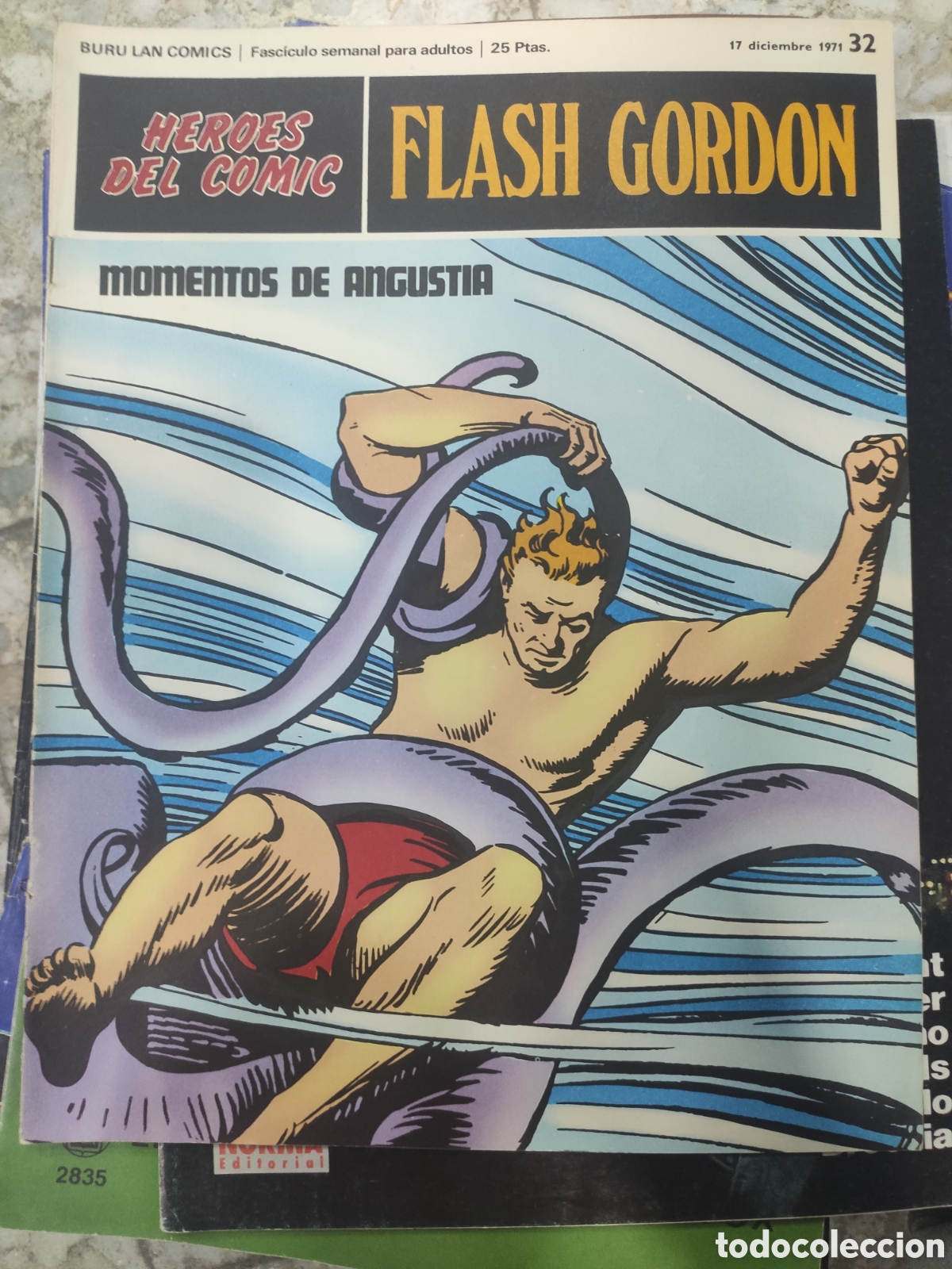 C&oacute;mics: FLASH GORDON N&ordm; 32 A&Ntilde;O 1971 MOMENTOS DE ANGUSTIA - Foto 1