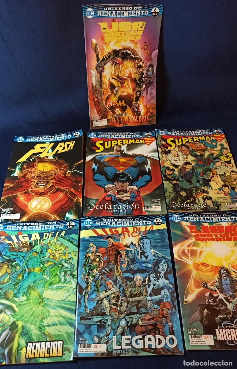 C&oacute;mics: Lote de 7 Revistas o Comic DC Universo Renacimiento