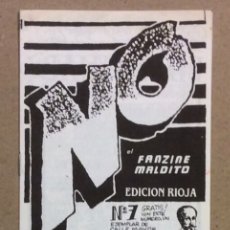 Cómics: NO, EL FANZINE MALDITO N° 7 EDICIÓN RIOJA (1986 BILBAO). HISTÓRICO FANZINE ORIGIN ALEX DE LA IGLESIA