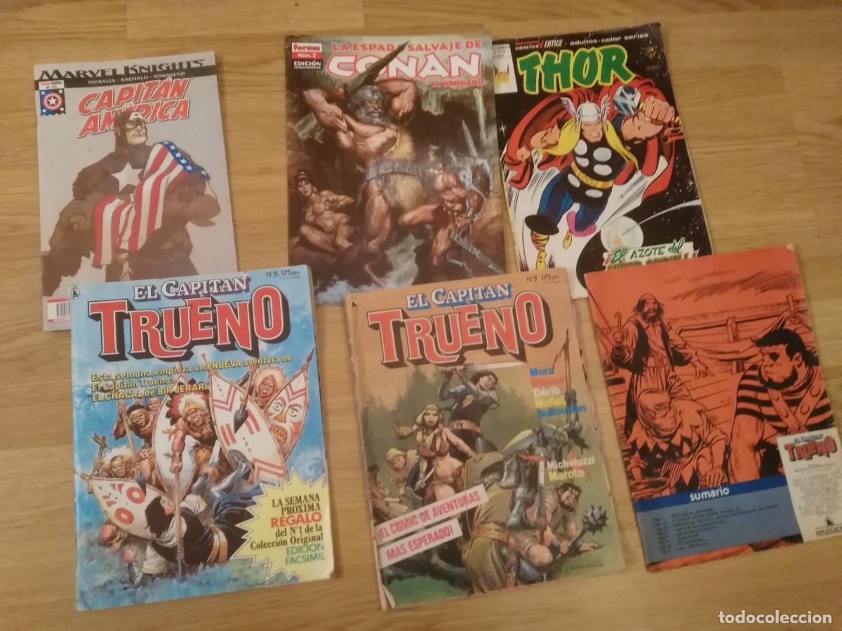 C&oacute;mics: EL CAPITAN TRUENO , THOR, CONAN, CAPITAN AMERICA - Foto 1