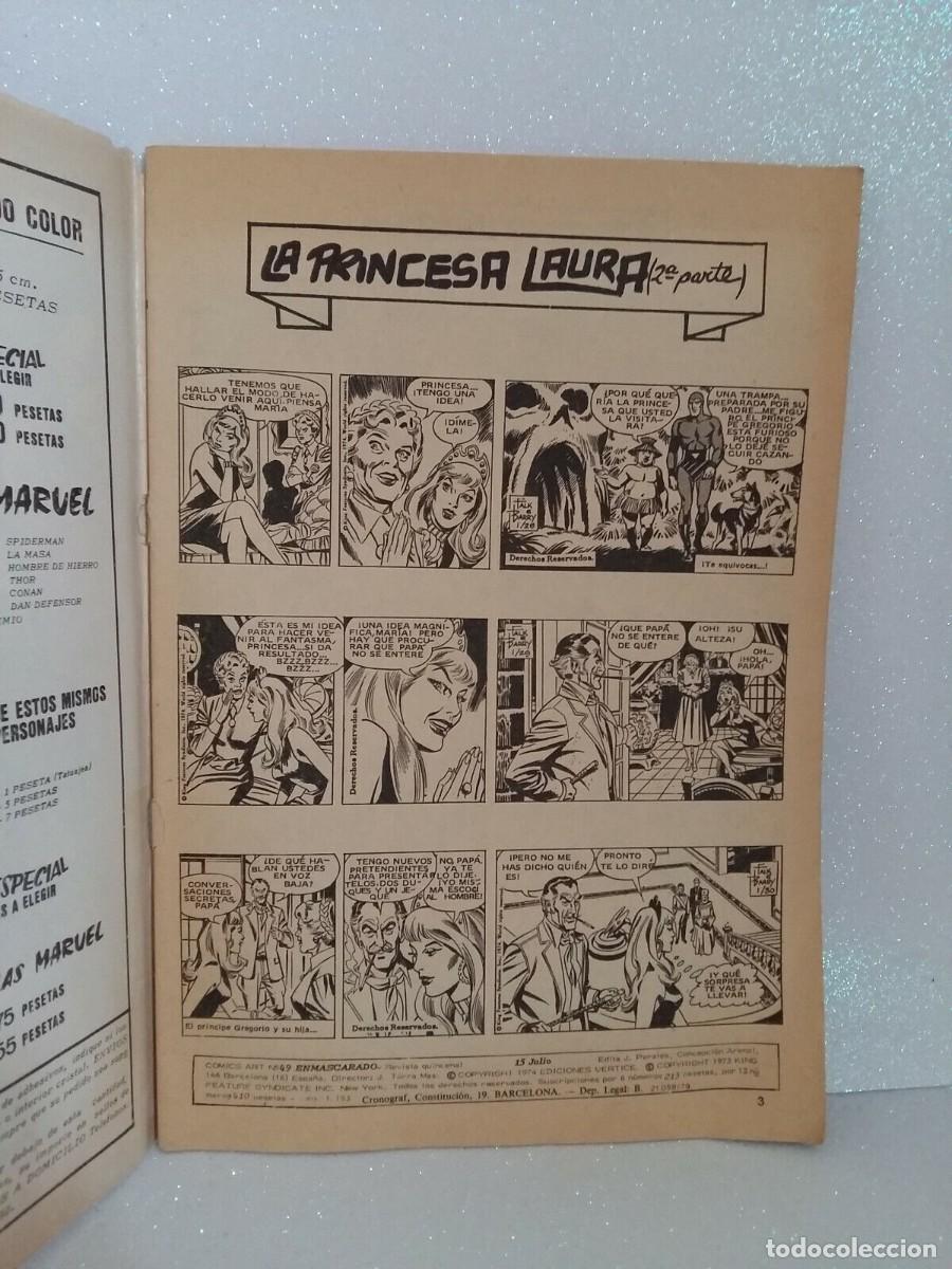 C&oacute;mics: COMIC EL HOMBRE ENMASCARADO VOL 1 N&ordm; 49 - Foto 2