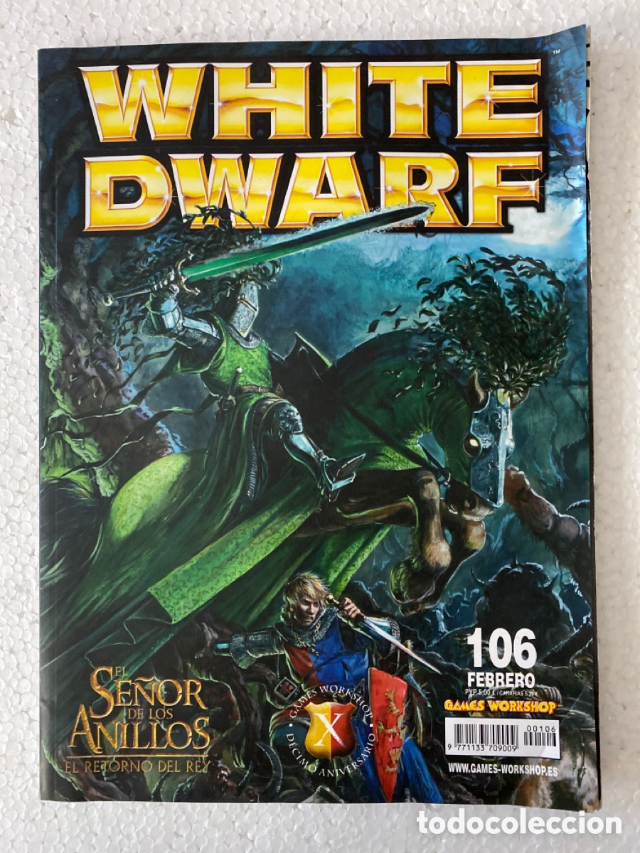 C&oacute;mics: WHITE DWARF #106 - EL RETORNO DEL REY - GAMES WORKSHOP - Foto 1