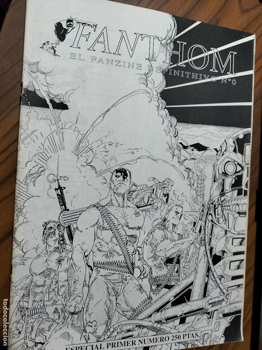 Comics: FANTHOM. EL FANZINE DEFINITHIVO 0. AUTOEDITADO. GRAPA. BUEN ESTADO. DIFICIL