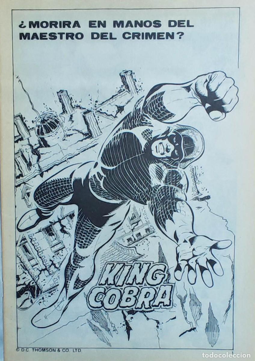 C&oacute;mics: KING COBRA N&ordm;2 EL REPTIL VOLADOR - DS COMICS 1981. - Foto 4