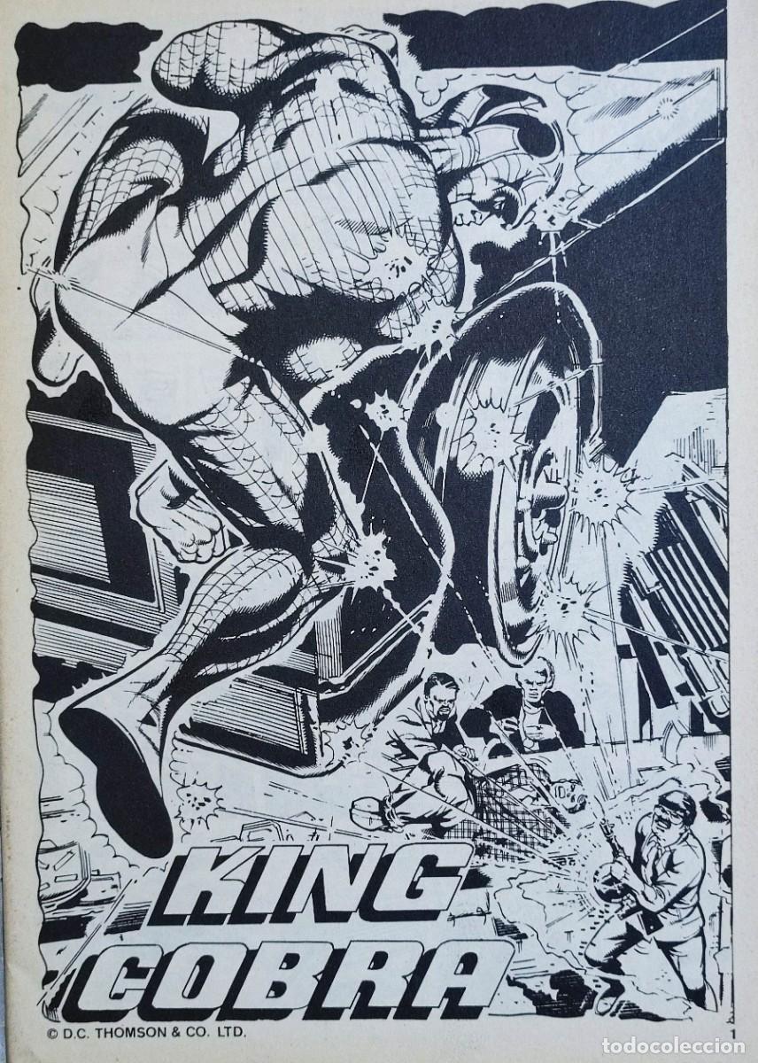 C&oacute;mics: KING COBRA N&ordm;8 EL REPTIL VOLADOR / LA ESPADA DEL SAMURAI - DS COMICS 1981. - Foto 4