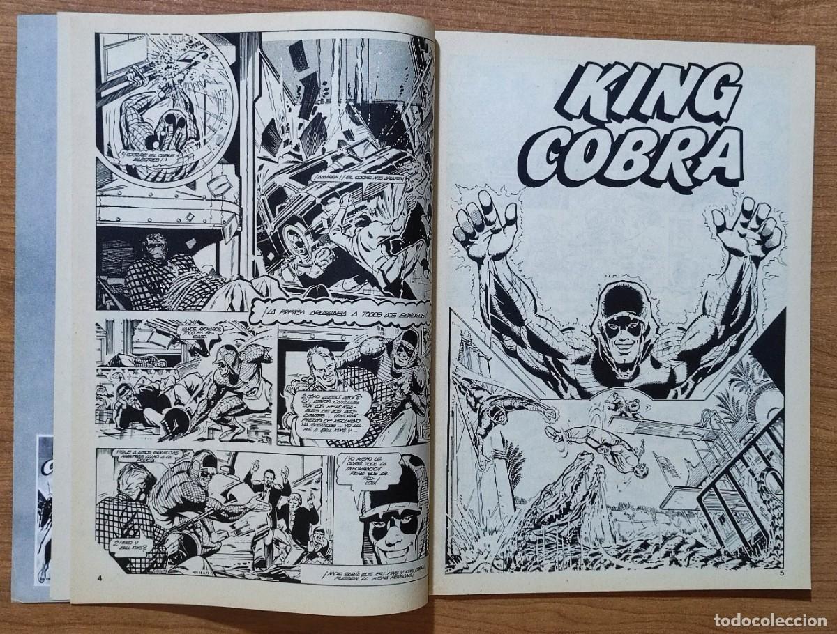 C&oacute;mics: KING COBRA N&ordm;8 EL REPTIL VOLADOR / LA ESPADA DEL SAMURAI - DS COMICS 1981. - Foto 5