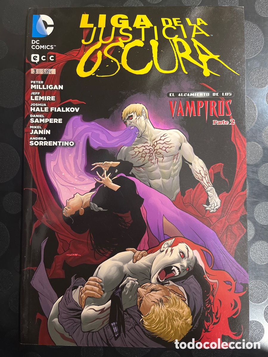 C&oacute;mics: LIGA DE LA JUSTICIA OSCURA N.3 EL ALZAMIENTO DE LOS VAMPIROS NUEVO UNIVERSO DC ECC ( 2012/2015 )