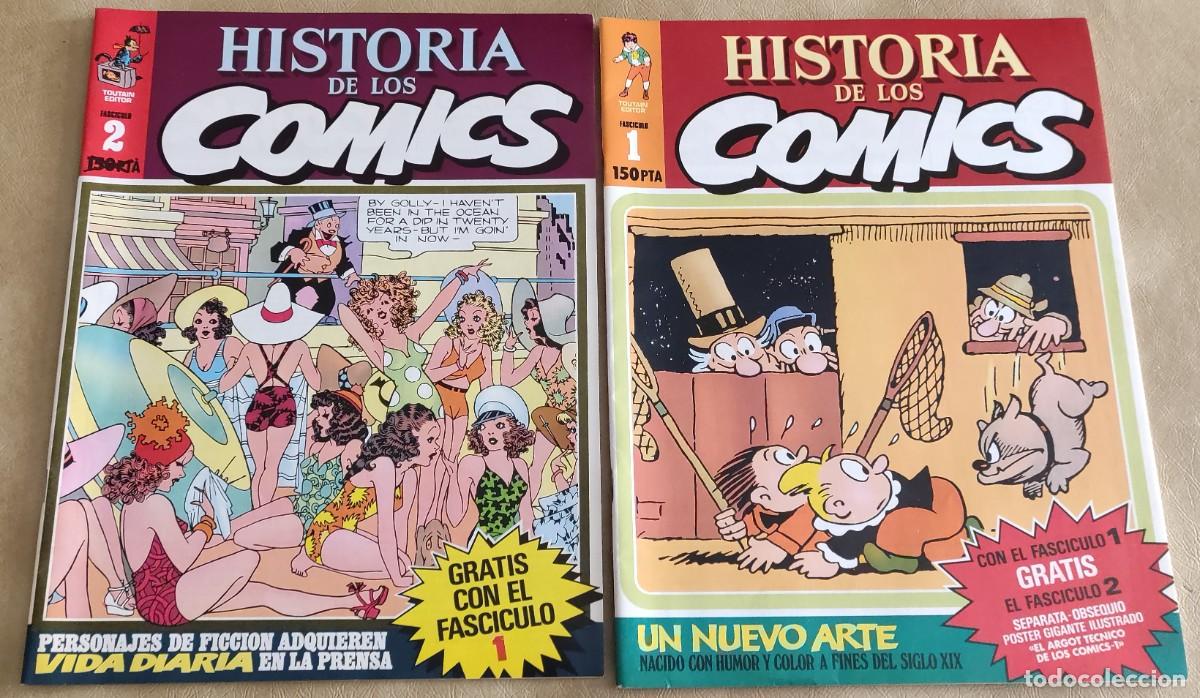 C&oacute;mics: HISTORIA DE LOS COMICS - TOUTAIN EDITOR - N&uacute;meros 1 y 2 - Foto 1