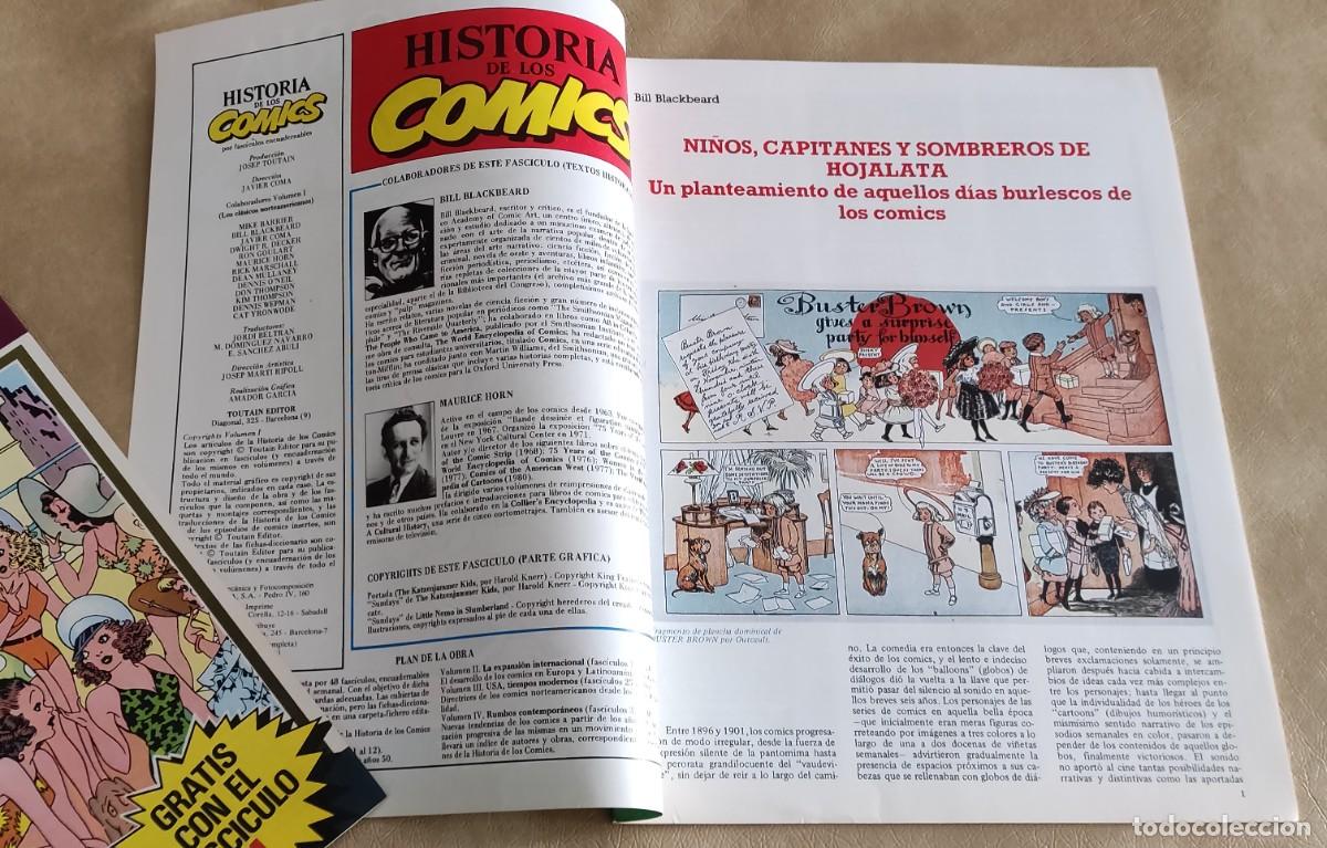 C&oacute;mics: HISTORIA DE LOS COMICS - TOUTAIN EDITOR - N&uacute;meros 1 y 2 - Foto 3