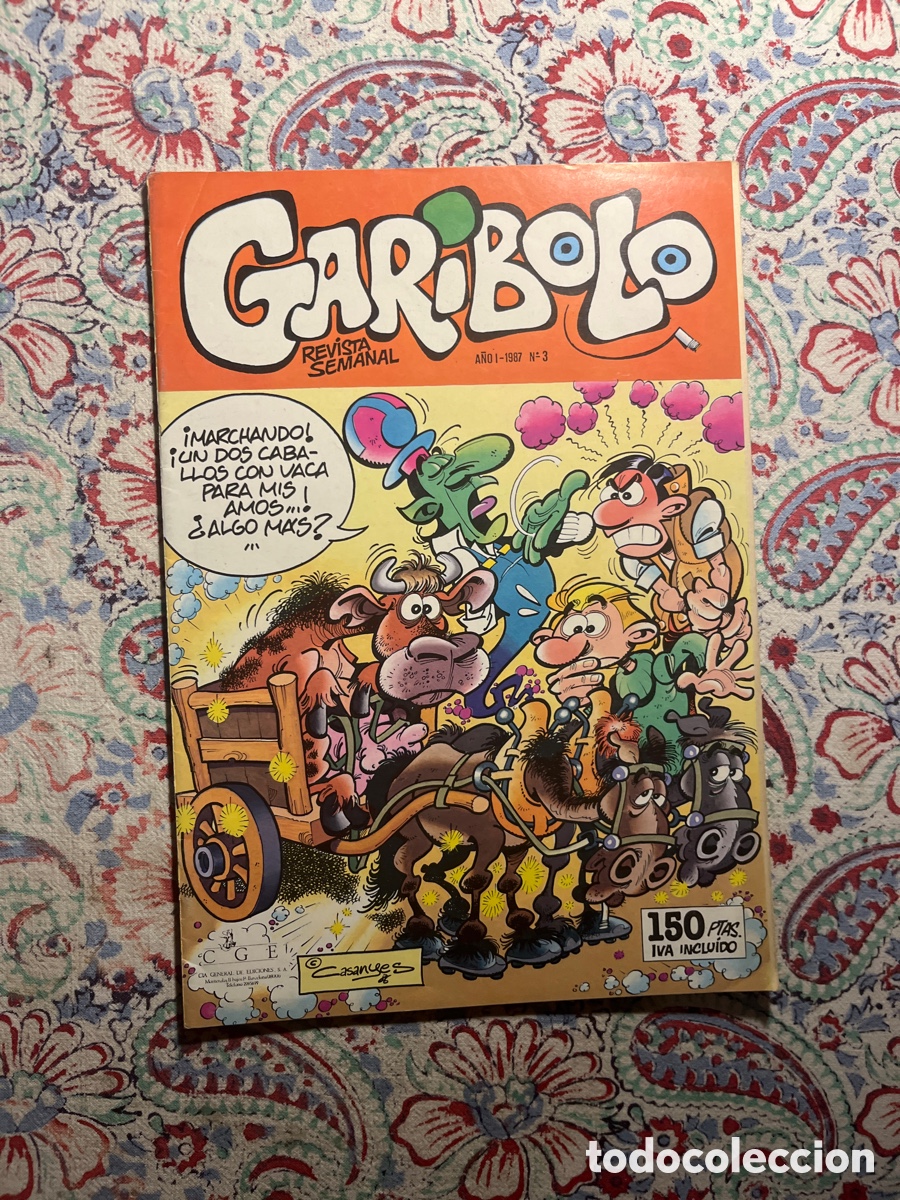 C&oacute;mics: GARIBOLO, N&Uacute;MERO 3, (EDITORIAL C&Iacute;A GRAL) - Foto 1