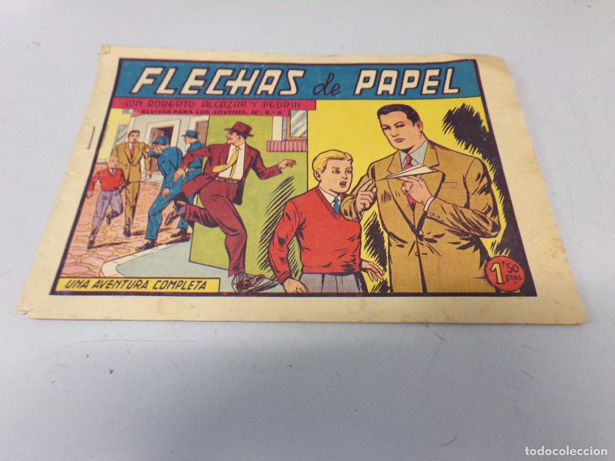 C&oacute;mics: ESTAMOS LIQUIDANDO. Roberto Alcazar numero 379 Flechas de papel - Foto 1