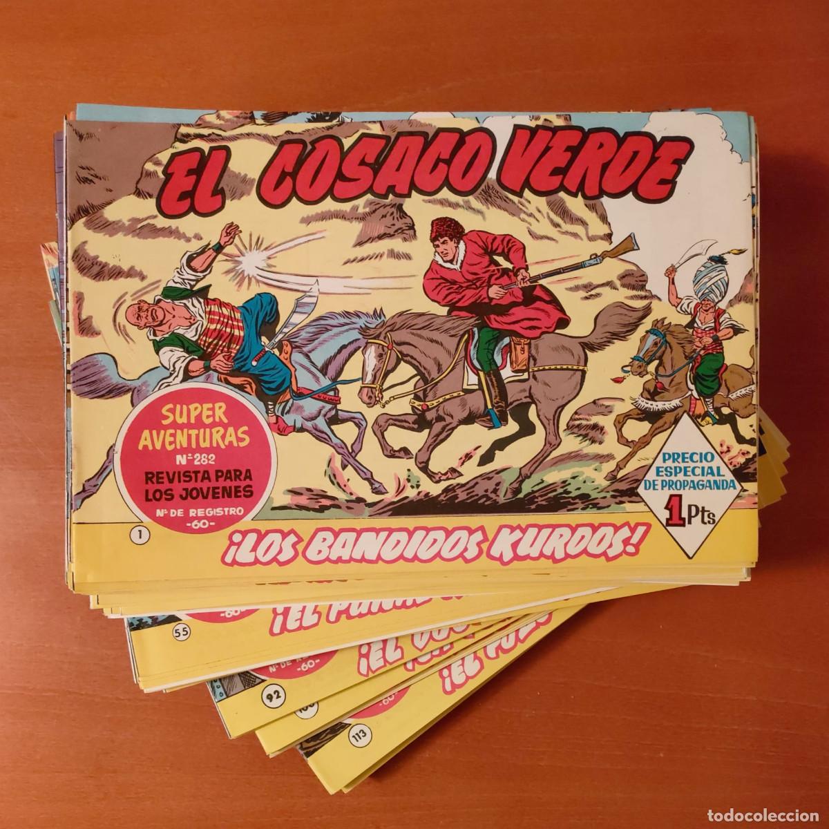 C&oacute;mics: EL COSACO VERDE REEDICI&Oacute;N FACS&Iacute;MIL EDICIONES B. COMPLETA 144 N&ordm;.