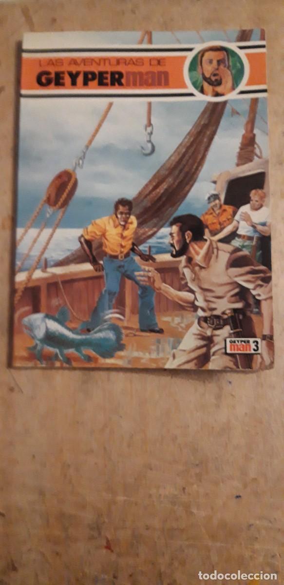 C&oacute;mics: 1 COMIC DE ** LAS AVENTURAS DE GEYPER MAN. ** N&ordm; 3 A&Ntilde;O 1978 E. RECREATIVAS - Foto 1