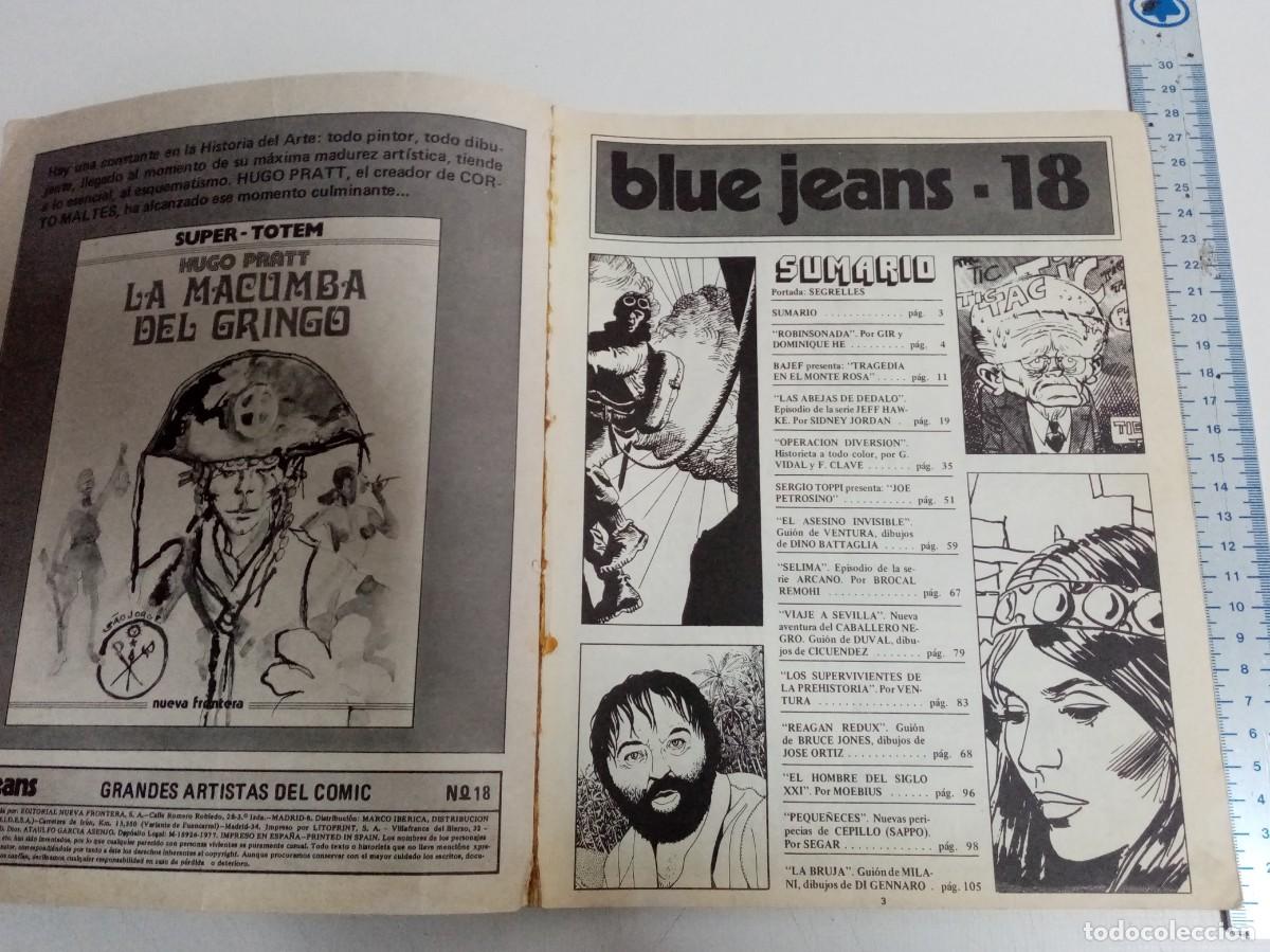 C&oacute;mics: COMIC BLUE JEANS N&ordm; 18 A&Ntilde;O 1977 , - Foto 2
