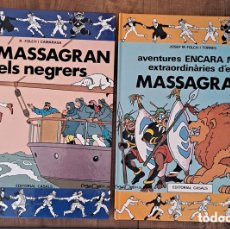 Cómics: LOTE DE 2 COMICS AVENTURES MASSAGRAN - EDITORIAL CASALS 1985 -86