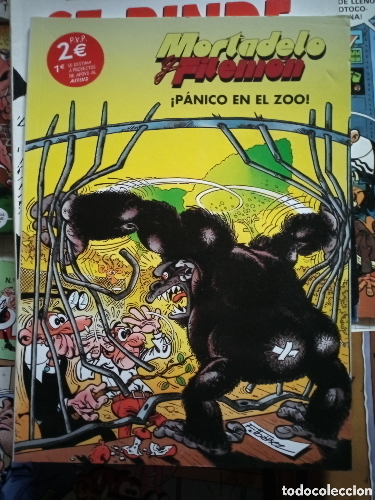 C&oacute;mics: Mortadelo y Filem&oacute;n P&aacute;nico en el Zoo cj92 - Foto 1