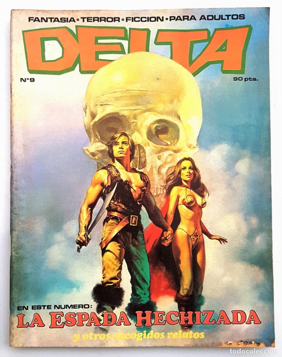 C&oacute;mics: COMIC DELTA N&ordm; 9 GYESA FANTASIA FICCION TERROR ADULTOS 1980 MUY BUEN ESTADO