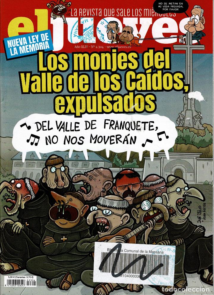 C&oacute;mics: Revista El Jueves n&ordm; 2304. ediciones RBA. (procede biblioteca)