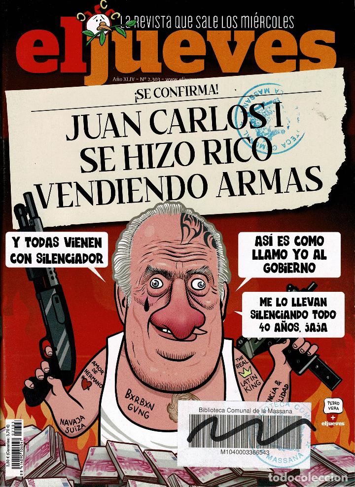 C&oacute;mics: Revista El Jueves n&ordm; 2303. ediciones RBA. (procede biblioteca)